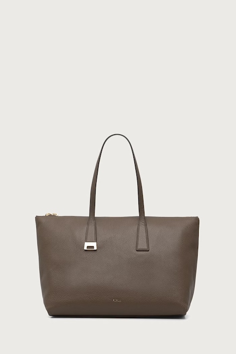 Furla Torebka tote damska skórzana Olivia L Tote szara WB01940.HSF000.4903S