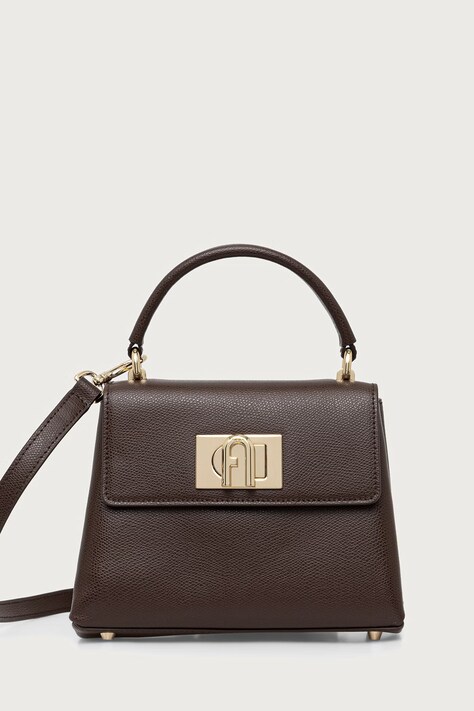 Furla torebka crossbody damska skórzana 1927 Mini Top Handle brązowa WB00109.ARE000.4284S