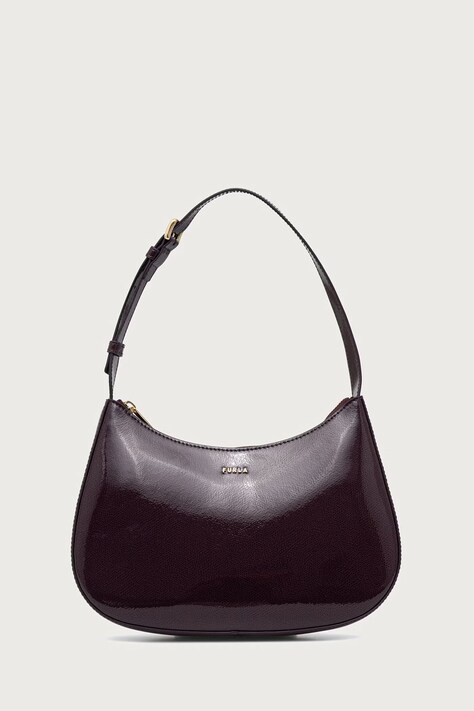 Furla torebka hobo damska skórzana Margot S bordowa WB02167.BX4758.4906S