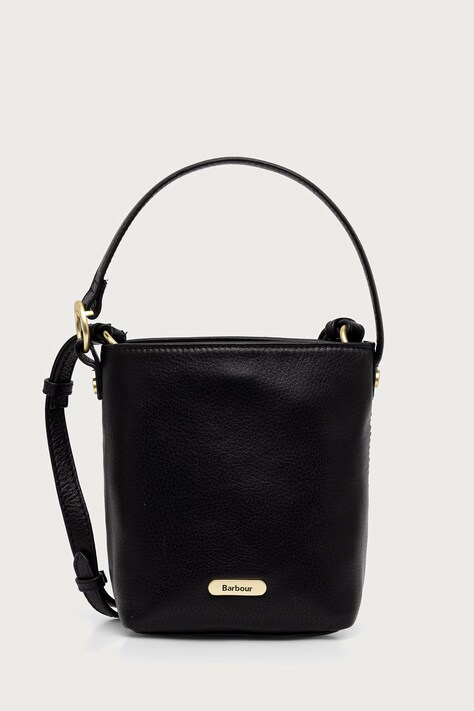 Barbour Torebka crossbody damska skórzana czarna LBA0549