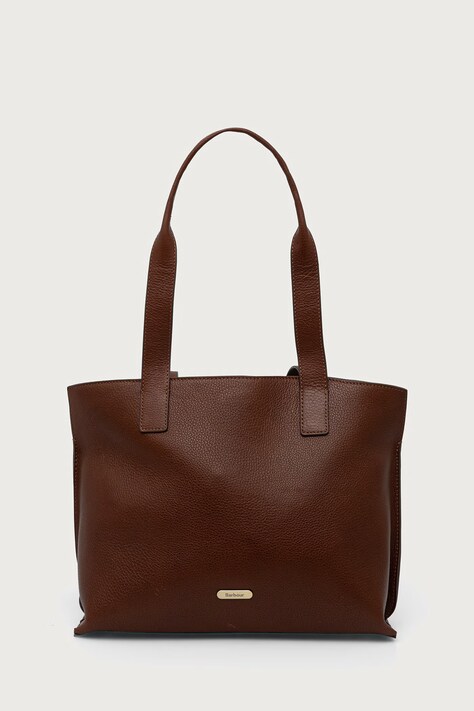 Barbour Shopper torba za žene od kože smeđa LBA0548