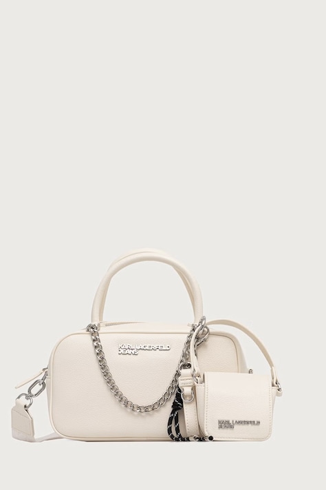 Karl Lagerfeld Jeans Torebka crossbody damska beżowa B4W30366