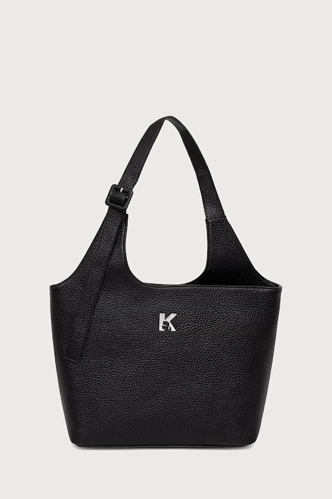 Karl Lagerfeld Jeans Kabelka typu shopper dámska z imitácie kože čierna B4W30175