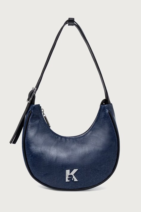 Karl Lagerfeld Jeans Torebka hobo damska niebieska B4W30170