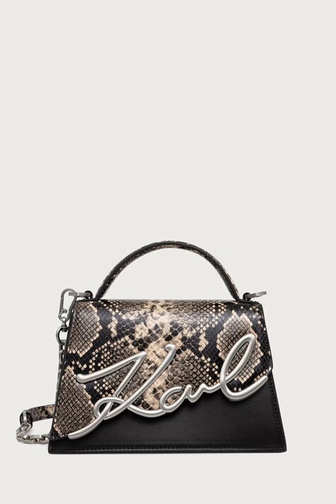 Karl Lagerfeld Torebka crossbody damska beżowa B4W30004