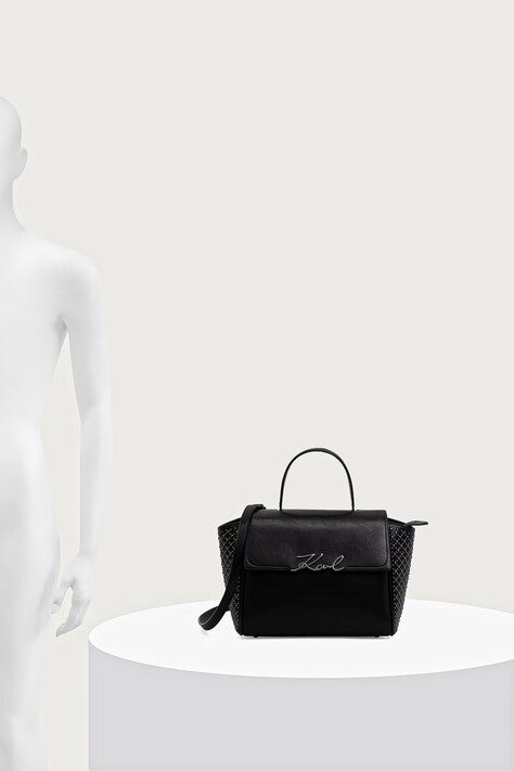 Karl Lagerfeld Listonoszka damska K/SIGNATURE czarna B4W30067