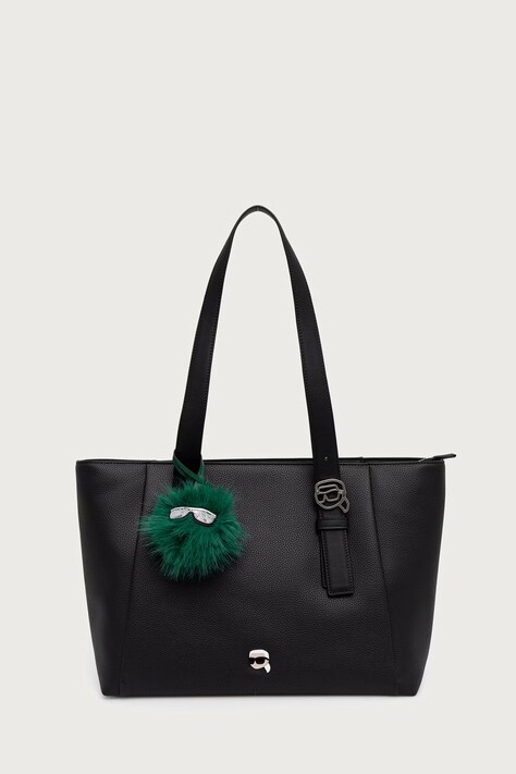 Karl Lagerfeld shopper torba za žene od imitacije kože crna B4W30081