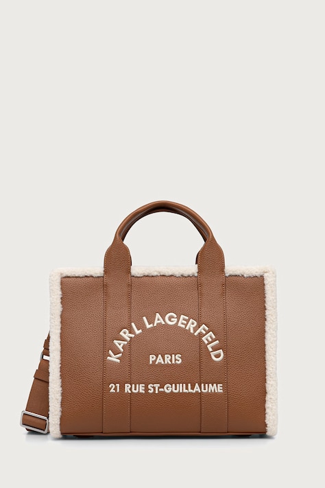 Karl Lagerfeld Crossbody torba za žene K/RSG smeđa B4W30087