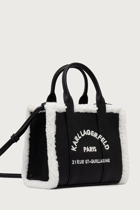 Karl Lagerfeld сумка крос-боді жіноча зі штучної шкіри K/RSG — AW26-TODWIJ, чорний — фото 2