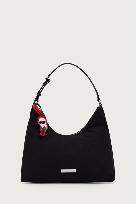 Karl Lagerfeld Μικρή τσάντα γυναικεία μαύρη B4W30107