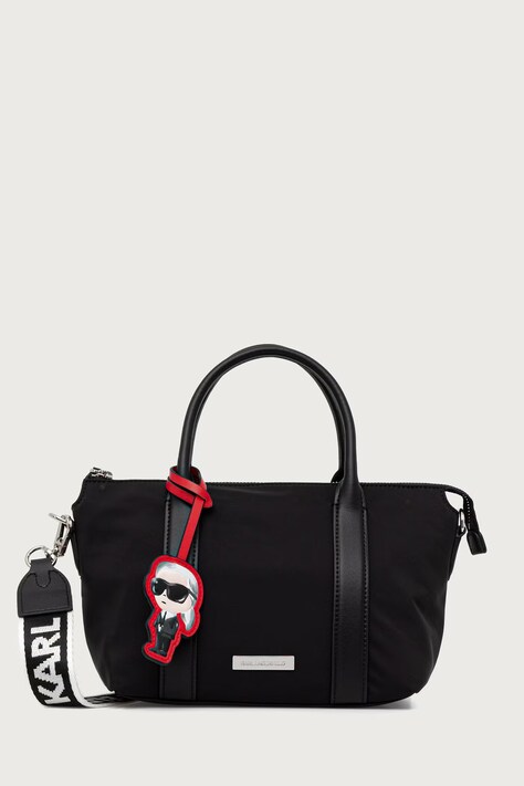Karl Lagerfeld Μικρή τσάντα γυναικεία μαύρη B4W30308
