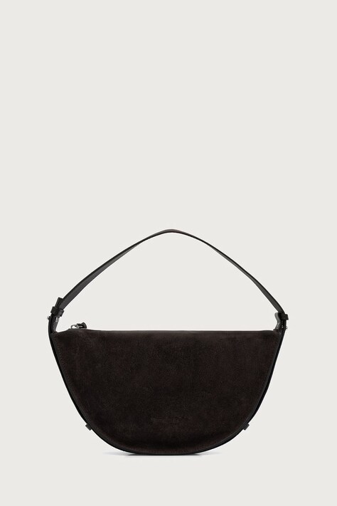 Marc O'Polo Torebka crossbody damska zamszowa brązowa 5000016980