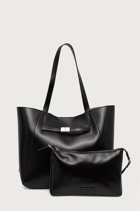 Marc O'Polo Torebka tote damska skórzana czarna 5000013683