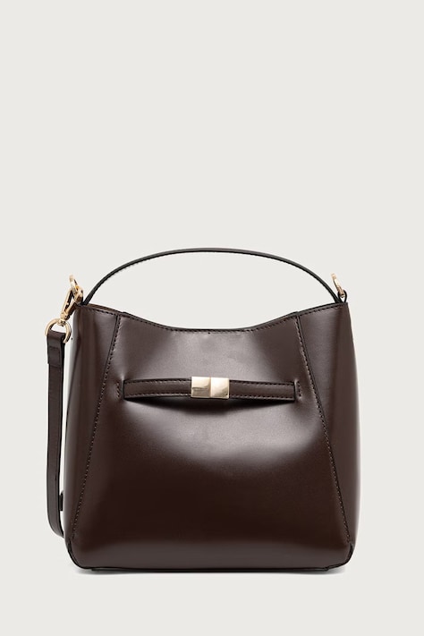 Marc O'Polo Torebka crossbody damska skórzana brązowa 5000013660
