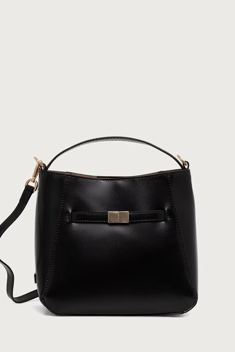 Marc O'Polo Torebka crossbody damska skórzana czarna 5000013660
