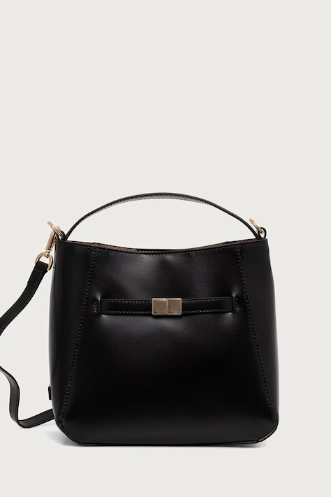 Marc O'Polo Torebka crossbody damska skórzana czarna 5000013660