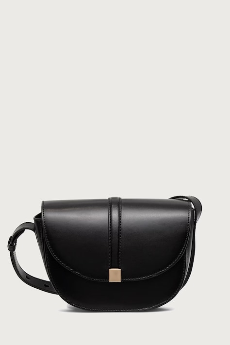 Marc O'Polo Torebka crossbody damska skórzana czarna 5000013659
