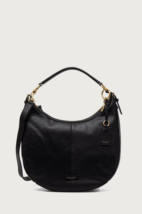Marc O'Polo Torebka crossbody damska skórzana czarna 5000013607