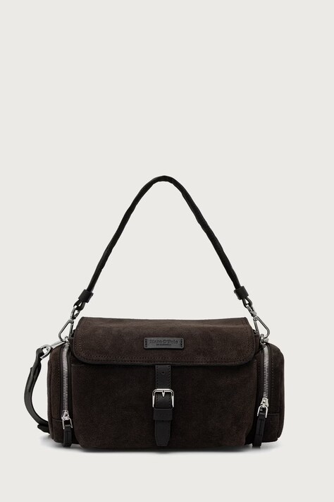 Marc O'Polo Torebka crossbody damska zamszowa brązowa 5000013569