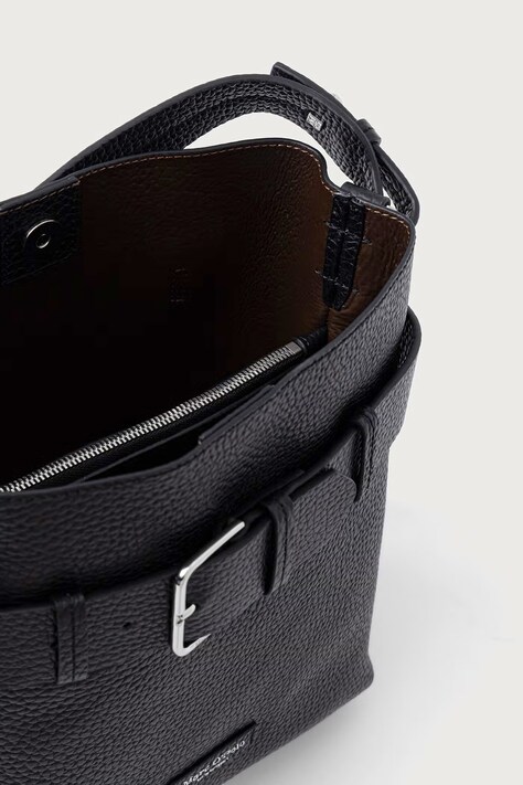 Marc O'Polo Torebka crossbody damska skórzana czarna 5000013496