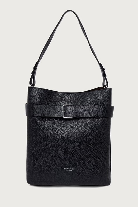 Marc O'Polo Torebka tote damska skórzana czarna 5000013495