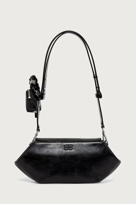 GANNI Bou East/West Box torebka crossbody damska czarna C1040069