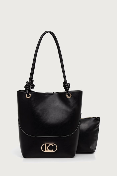 Lola Casademunt torebka tote damska z imitacji skóry czarna LS2604039