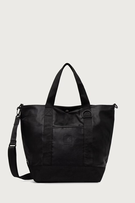 Carhartt WIP Arizona Tote Bag torebka shopper damska z imitacji skóry czarna I037068