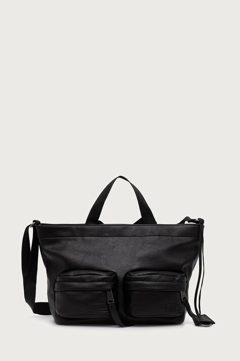 Eastpak x EGONLAB torebka damska z imitacji skóry czarna EK0A5BONF0M