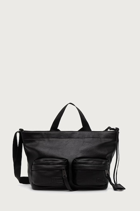 Eastpak x EGONLAB torebka damska z imitacji skóry czarna EK0A5BONF0M