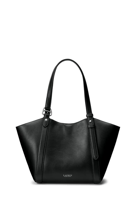 Lauren Ralph Lauren Torebka tote damska skórzana czarna 431P18711