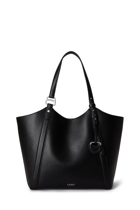 Lauren Ralph Lauren Torebka tote damska skórzana czarna 431P18709