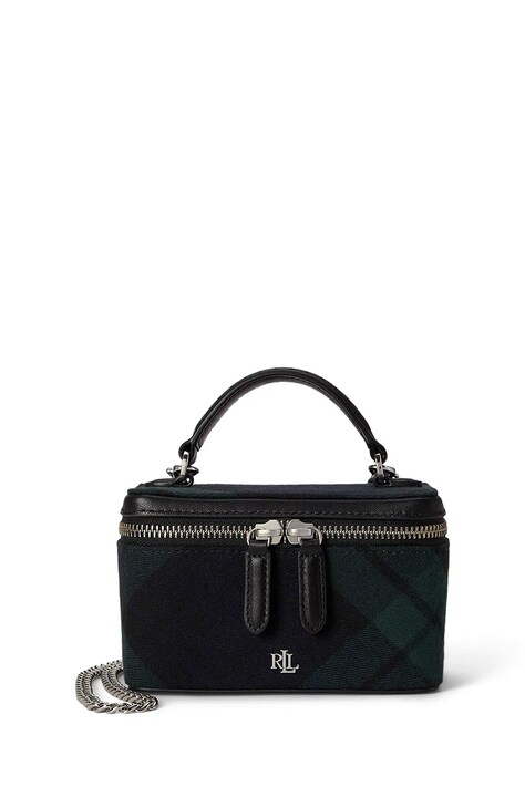 Lauren Ralph Lauren Torebka kuferek damska czarna 431P18667