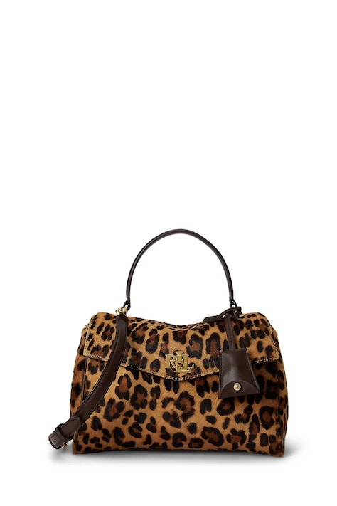 Lauren Ralph Lauren Torebka crossbody damska skórzana brązowa 431P18422