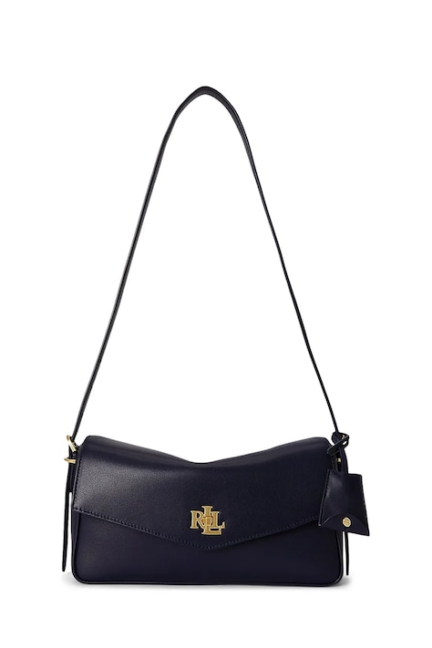Lauren Ralph Lauren Torebka crossbody damska skórzana granatowa 431P16684