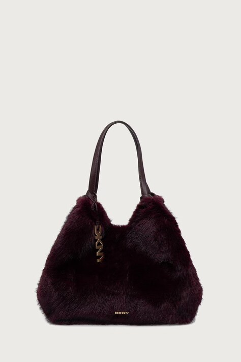 DKNY Torebka shopper damska bordowa R63AOE49