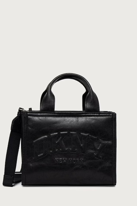 DKNY Torebka crossbody damska z imitacji skóry czarna R62AZC80