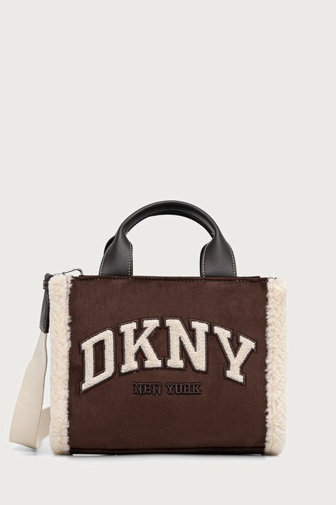DKNY Torebka crossbody damska brązowa R53AMC80