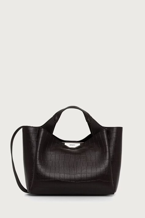 DKNY Torebka damska z imitacji skóry brązowa R63DPG33