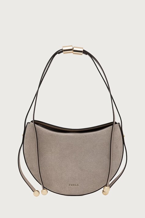 Furla Torebka crossbody damska skórzana Moonstone S szara WB02348 U10000 4495S