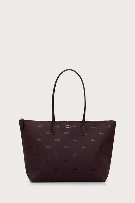 Lacoste Torebka shopper damska bordowa NF5505HN