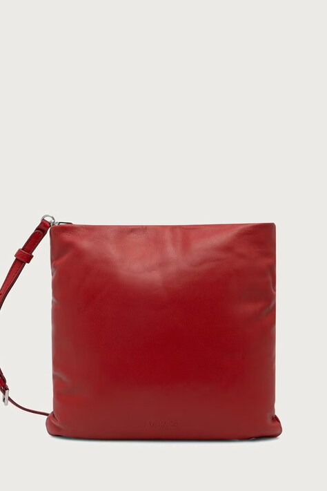 Max&Co. Torebka crossbody damska skórzana MCAGIRAFFA czerwona 2626516067200