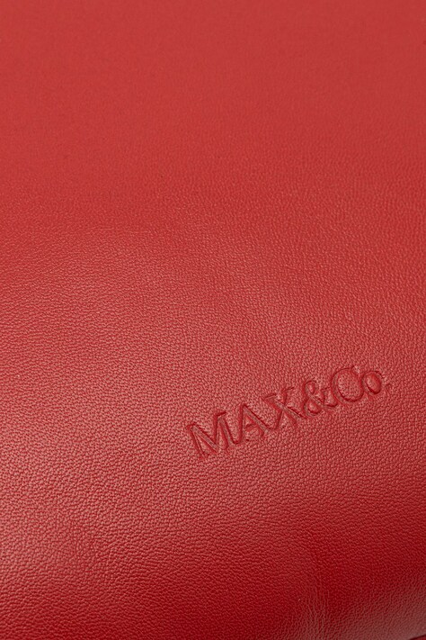 Max&Co. Torebka crossbody damska skórzana MCAGIRAFFA czerwona 2626516067200