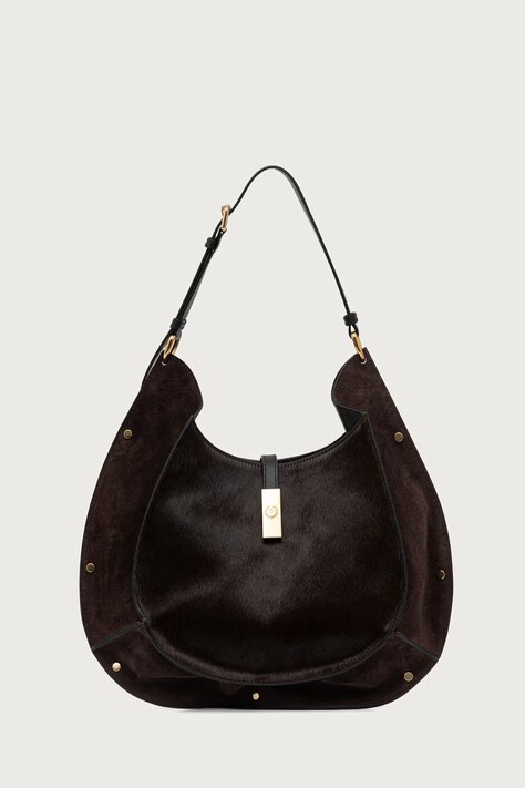 Pollini Torebka damska skórzana brązowa PC4407PP0P QH1