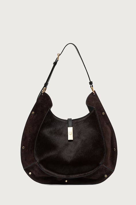 Pollini Torebka damska skórzana brązowa PC4407PP0P QH1