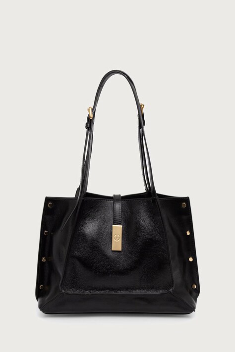 Pollini Torebka damska skórzana czarna PC4426PP0P QA0