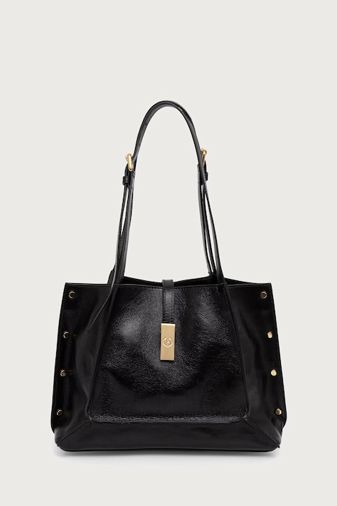 Pollini Torebka damska skórzana czarna PC4426PP0P QA0