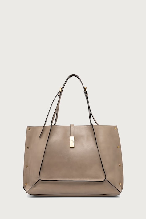 Pollini Torebka tote damska skórzana beżowa PC4424PP0P QA0