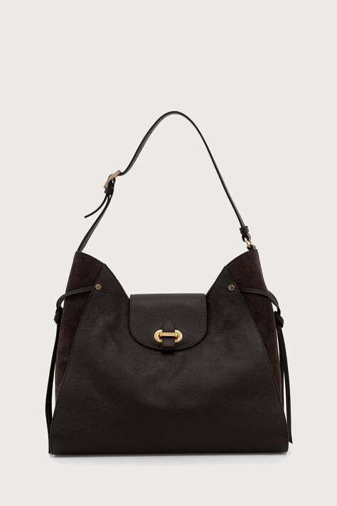 Pollini Torebka shopper damska skórzana brązowa PC4402PP1P QC1