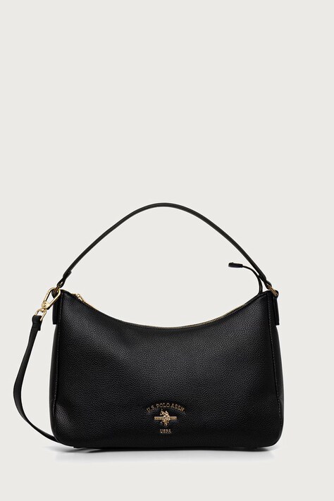 U.S. Polo Assn. Torebka crossbody damska z imitacji skóry STANFORD czarna BIUSS9360WVP